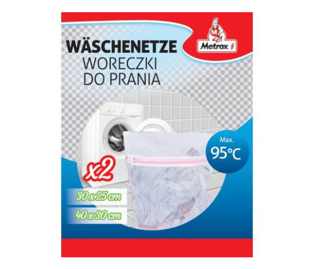 METROX  Woreczki do prania  kpl. 2 szt. ( 30x25 + 40x30 cm) - 1364415 - zdjęcie